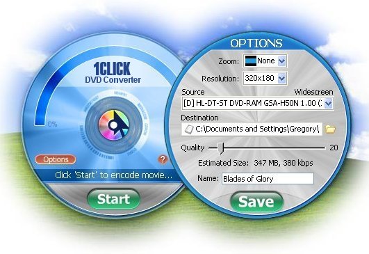 Cover: 1Click DVD Converter 2.1.7.3
