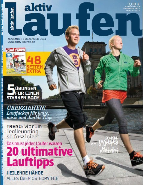 Cover: Aktiv Laufen Magazin 06 2011