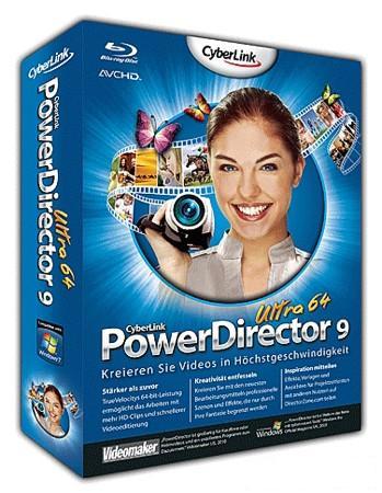 Cover: CyberLink PowerDirector 9.0.0.2316 Multi Deutsch
