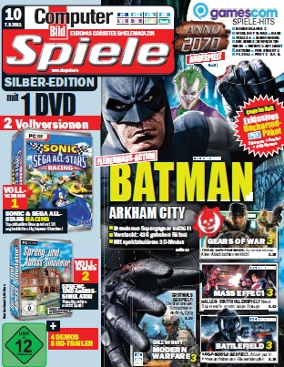 Cover: Computer Bild Spiele 10 2011 Cover: Computer Bild Spiele 10 2011