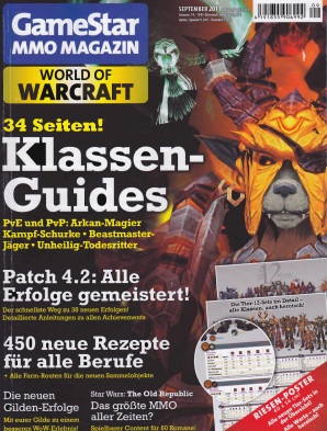 Cover: GameStar MMO Magazin 09 2011 World of Warcraft